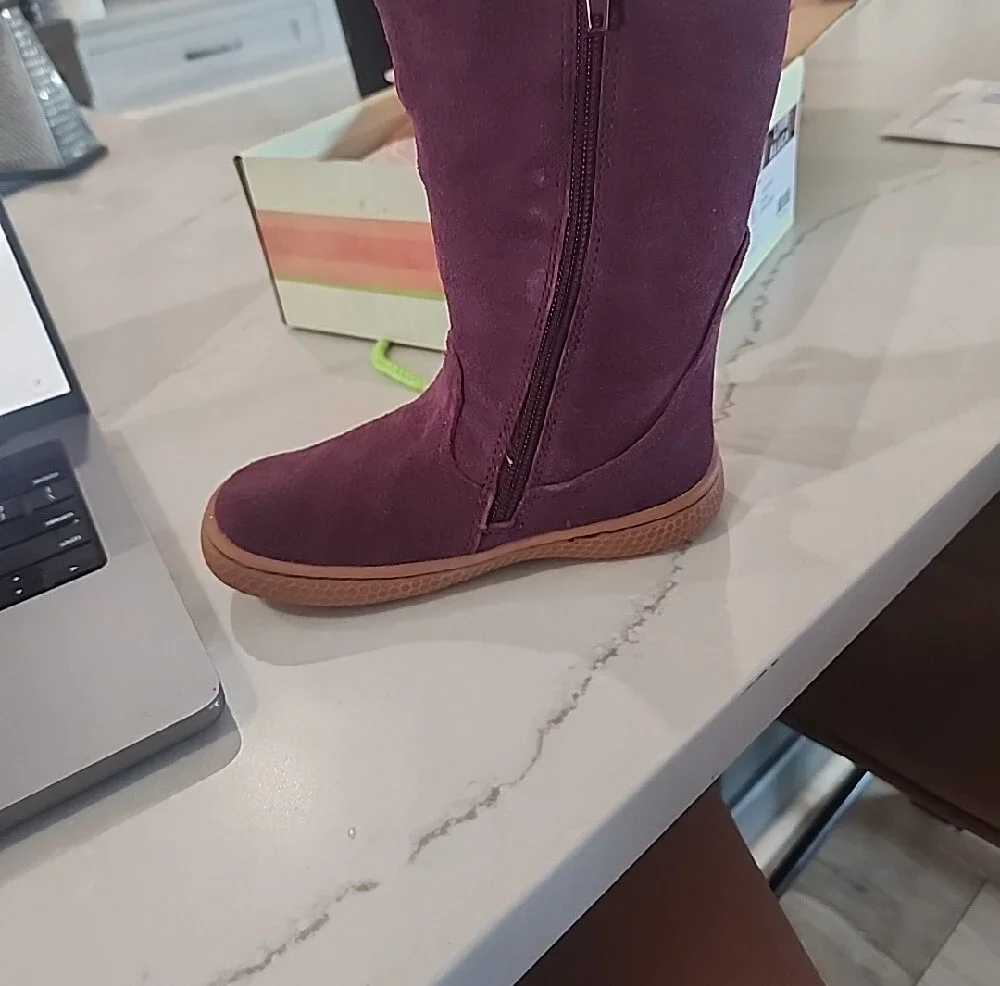 Purple Suede Livie And Luca Matilad Jane Girls Boots Size 10